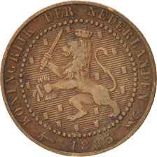 Coin, Netherlands, William III, Cent, 1883, EF(40-45), Bronze, KM:107.1