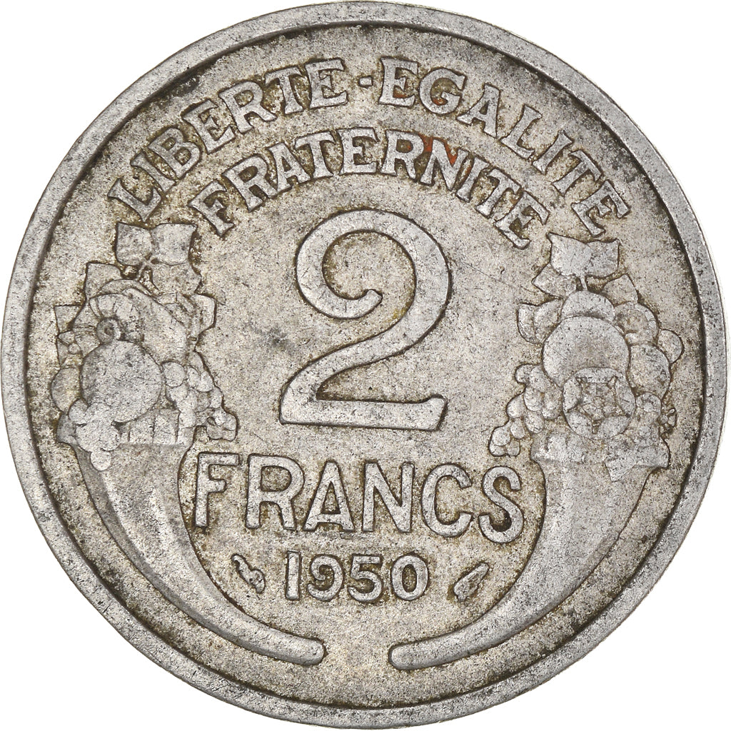 Moneta, Francia, 2 Francs, 1950