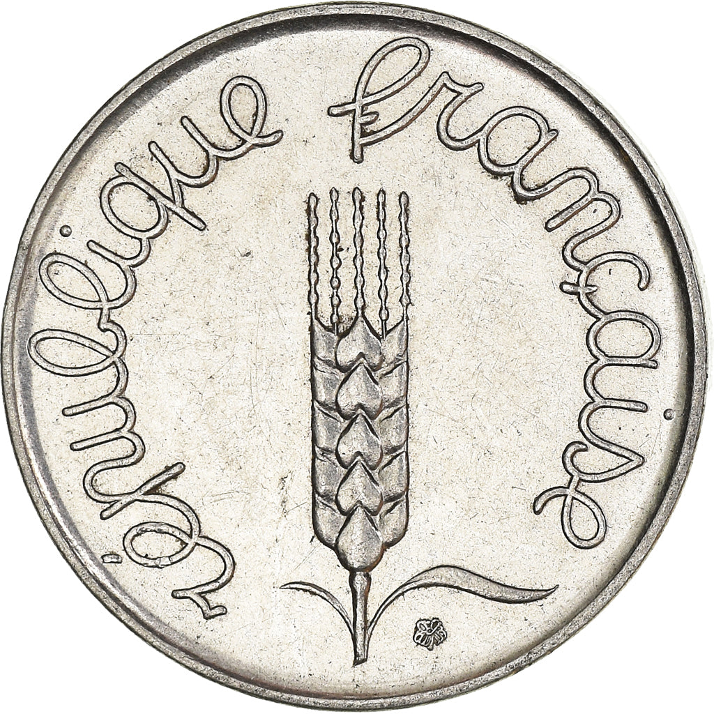 Moeda, França, 5 Centimes, 1961