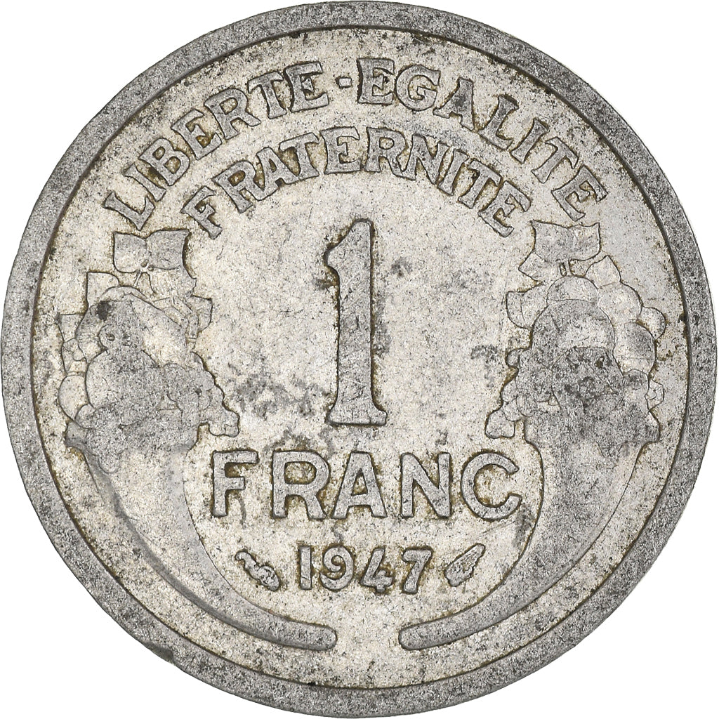 Moneta, Francja, Franc, 1947