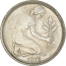Moneta, GERMANIA - REPUBBLICA FEDERALE, 50 Pfennig, 1973