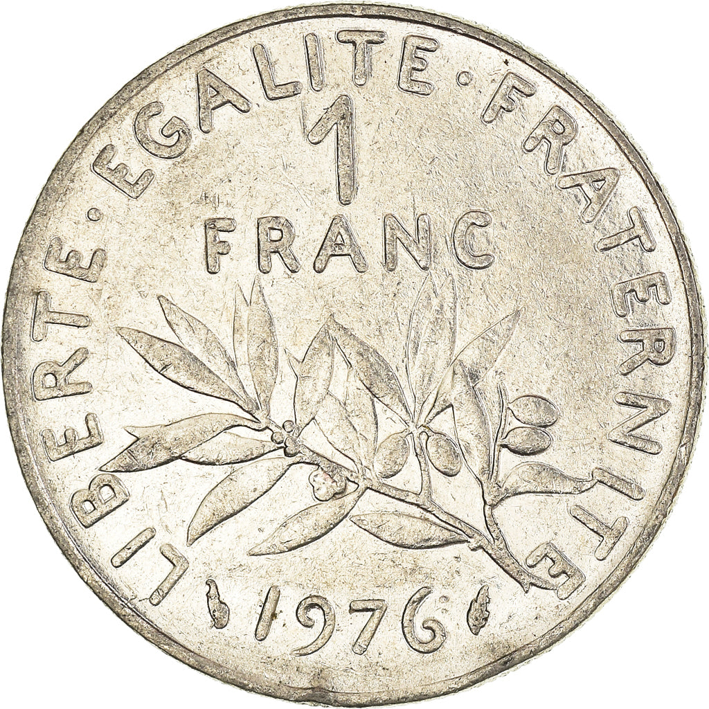 Monnaie, France, Franc, 1976