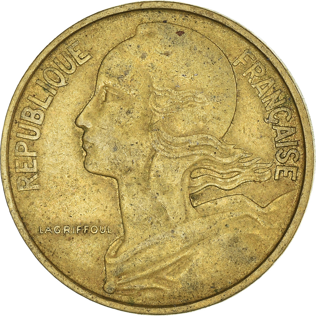 Moneda, Francia, 10 Centimes, 1970