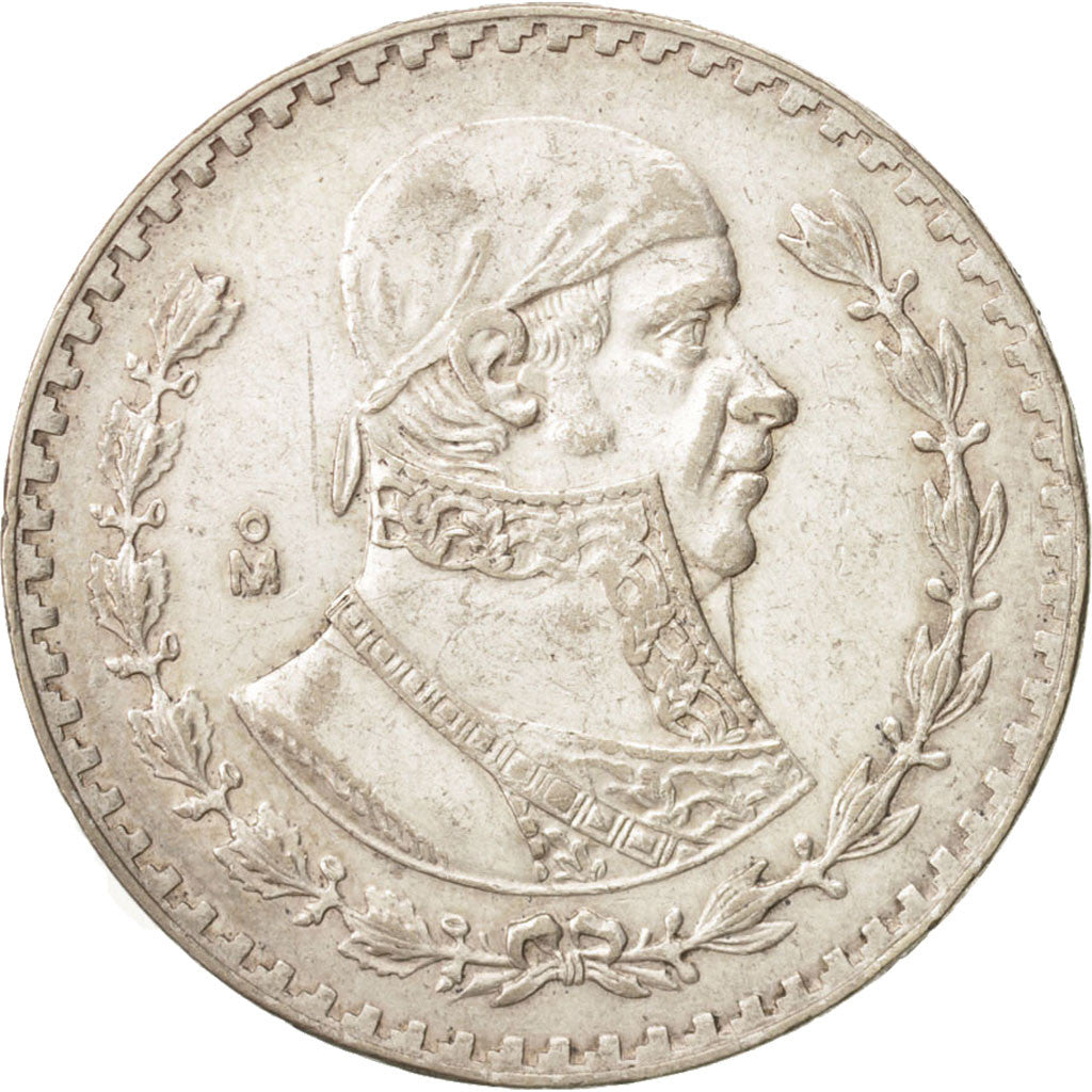 Mexico, Peso, 1966, Mexico City, EF(40-45), Silver, KM:459
