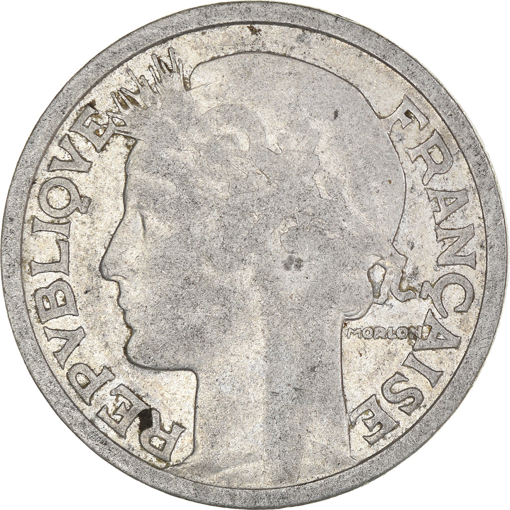 Moneta, Francia, 2 Francs, 1945