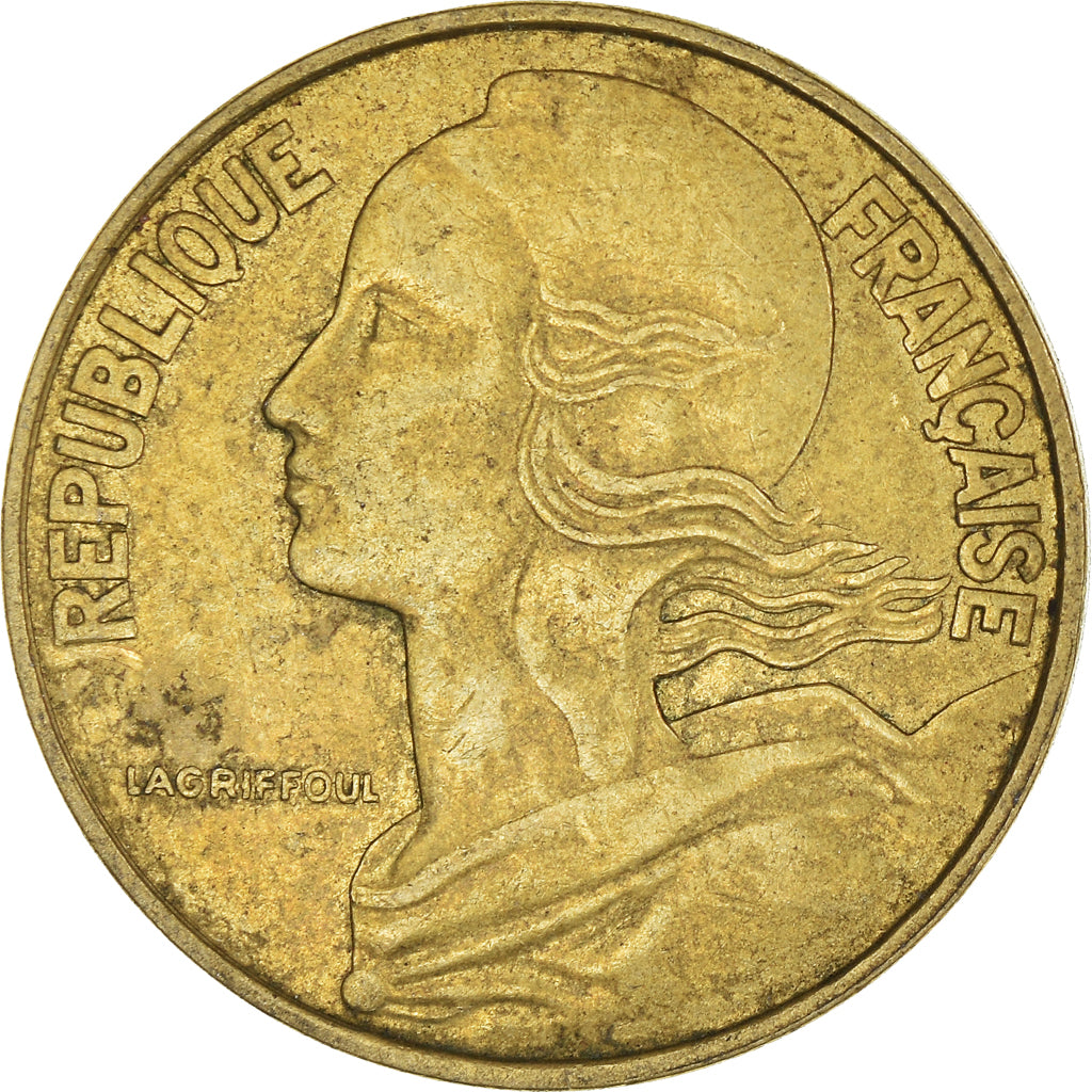 Munten, Frankrijk, 20 Centimes, 1962