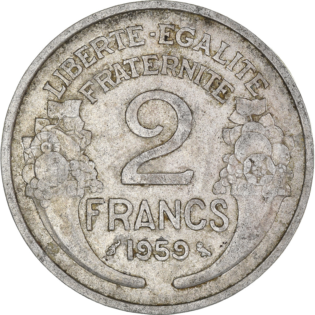 Coin, France, 2 Francs, 1959