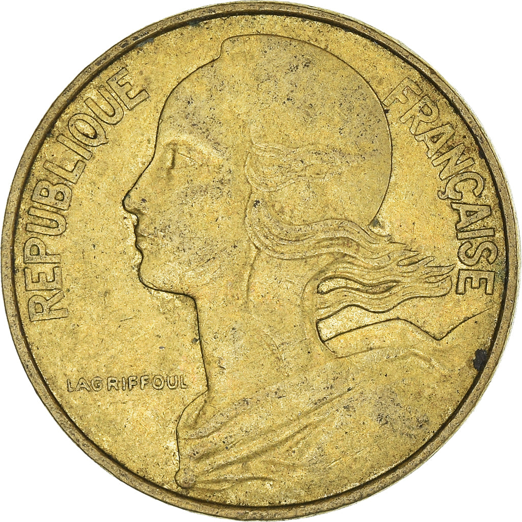 Moneta, Francia, 10 Centimes, 1975