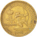 Monaco, Louis II, 2 Francs, 1926, Poissy, EF(40-45), Aluminum-Bronze, KM:115