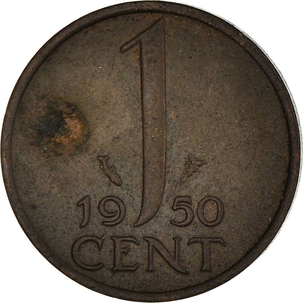 Coin, Netherlands, Cent, 1950