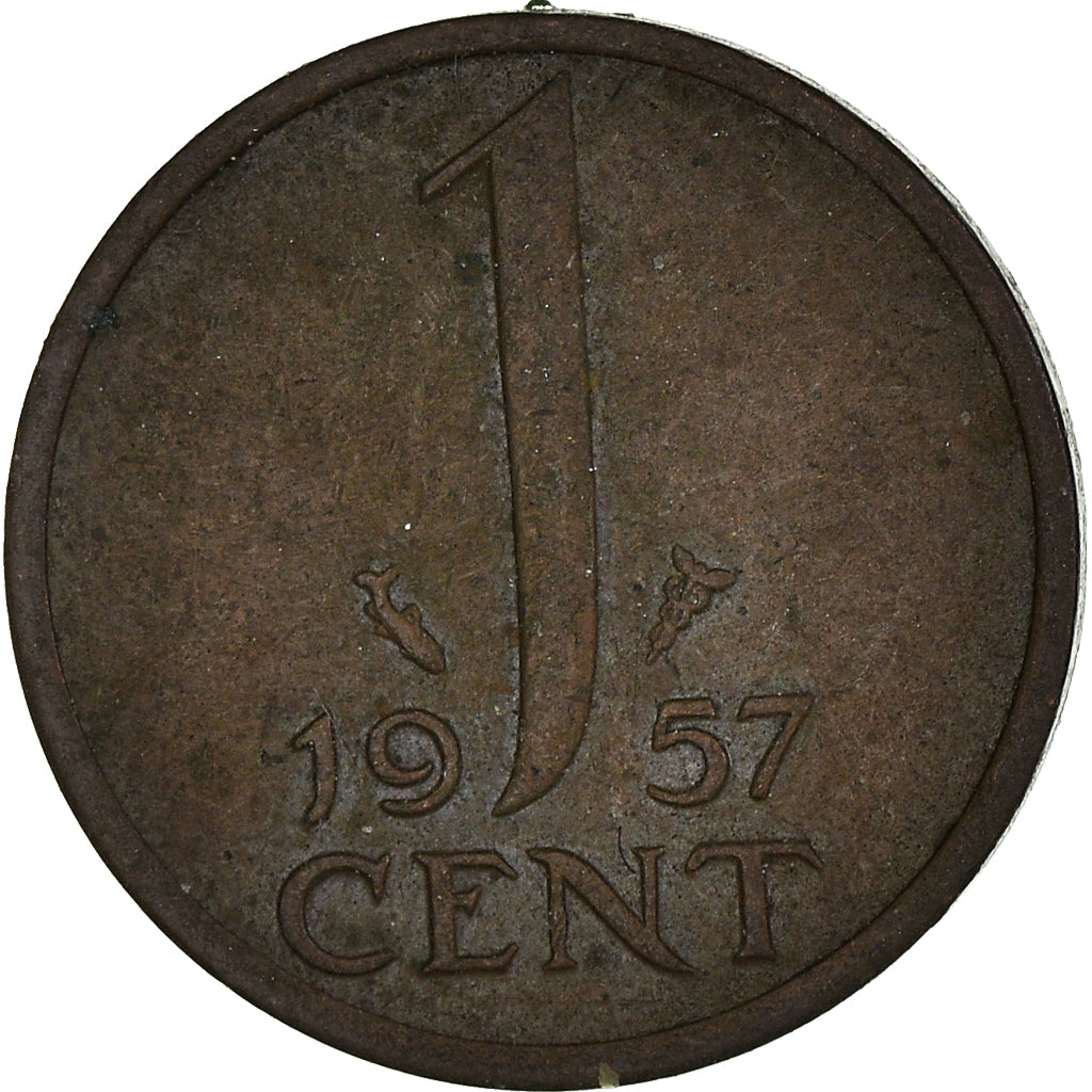 Monnaie, Pays-Bas, Cent, 1957