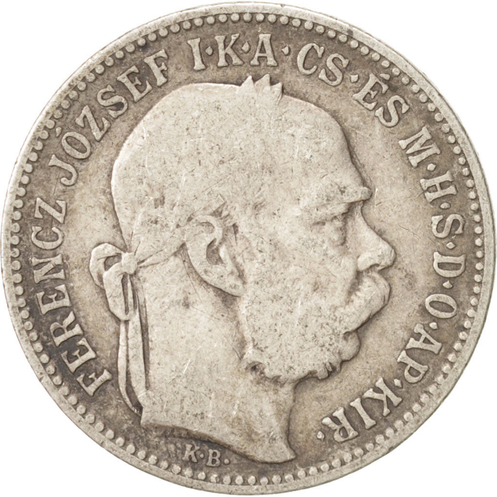 Austria, Franz Joseph I, Corona, 1893, VF(20-25), Silver, KM:2804