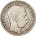 Austria, Franz Joseph I, Corona, 1893, VF(20-25), Silver, KM:2804