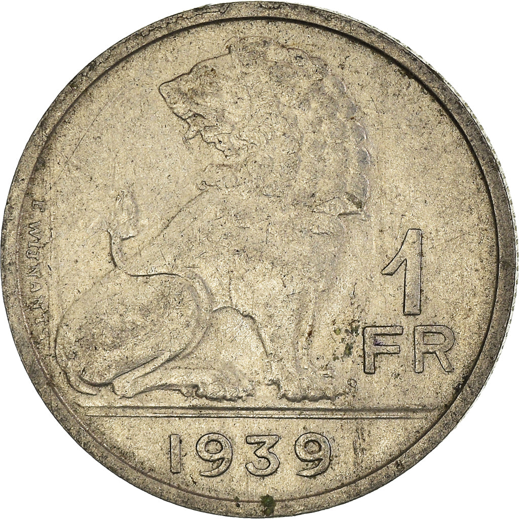 Moneta, Belgia, Franc, 1939