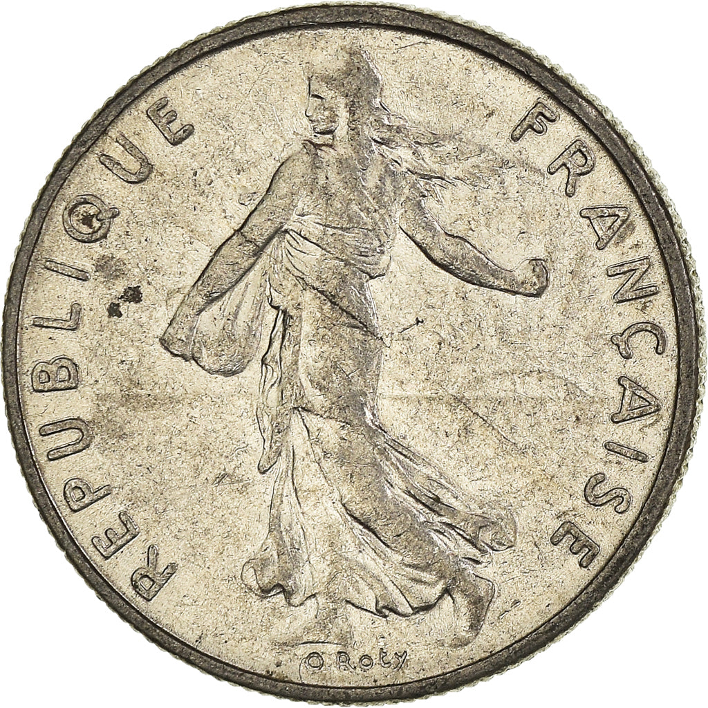 Moneta, Francja, 1/2 Franc, 1973