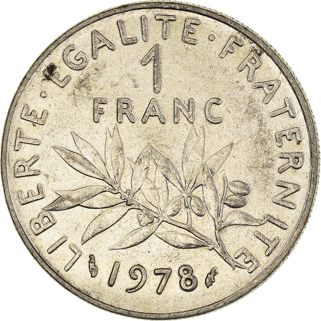 Monnaie, France, Franc, 1978