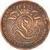 Belgium, Leopold I, 5 Centimes, 1856, VF(20-25), Copper, KM:5.1