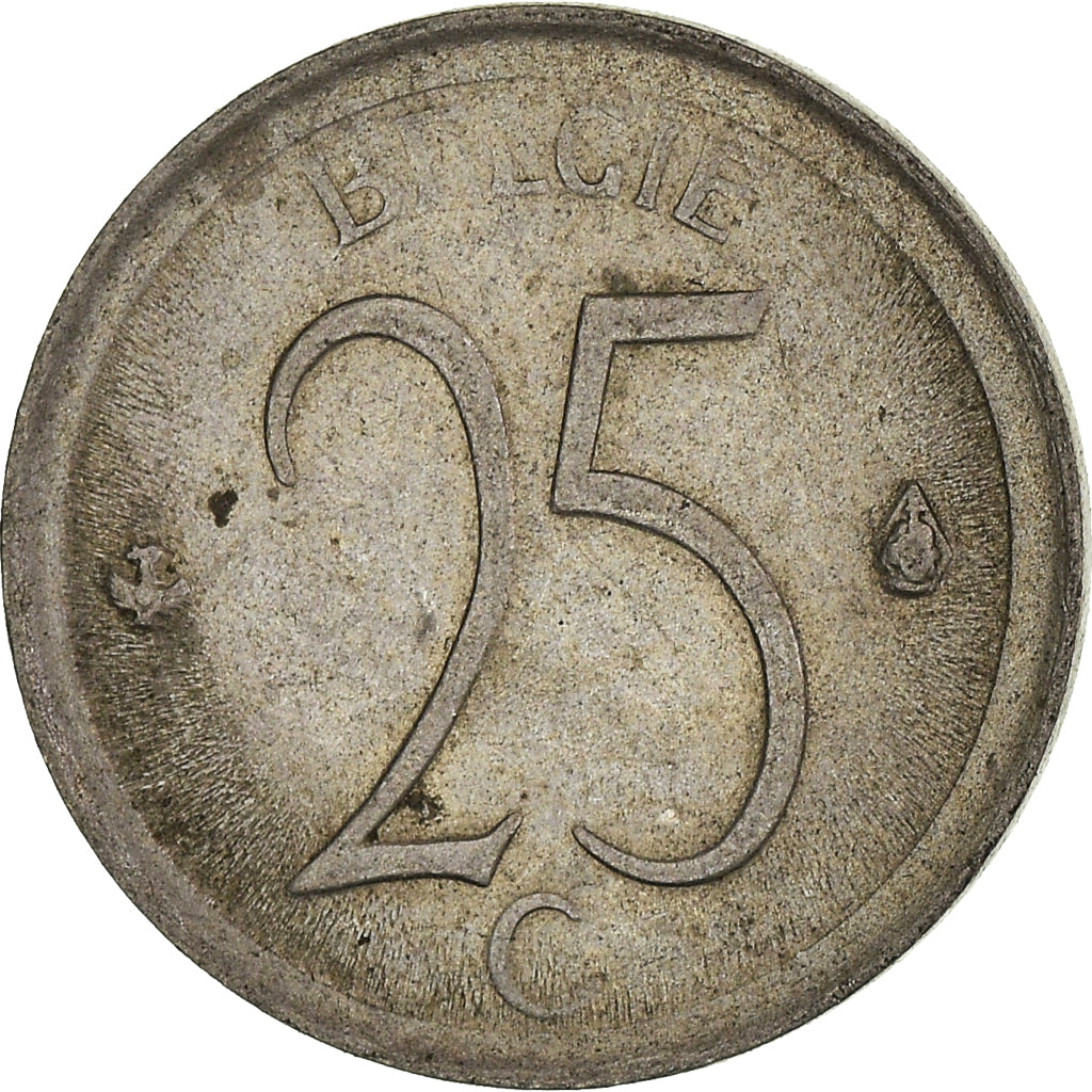 Monnaie, Belgique, 25 Centimes, 1972