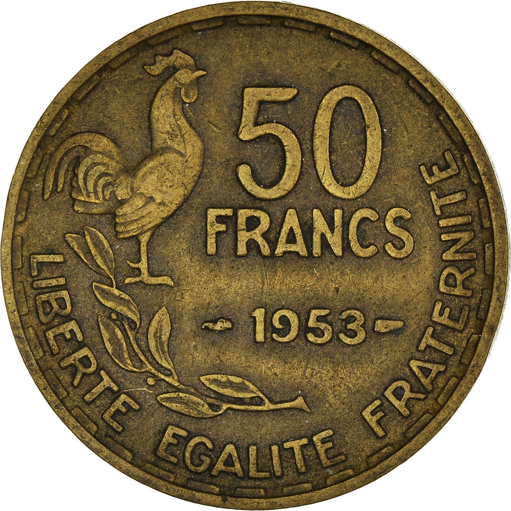 Münze, Frankreich, 50 Francs, 1953