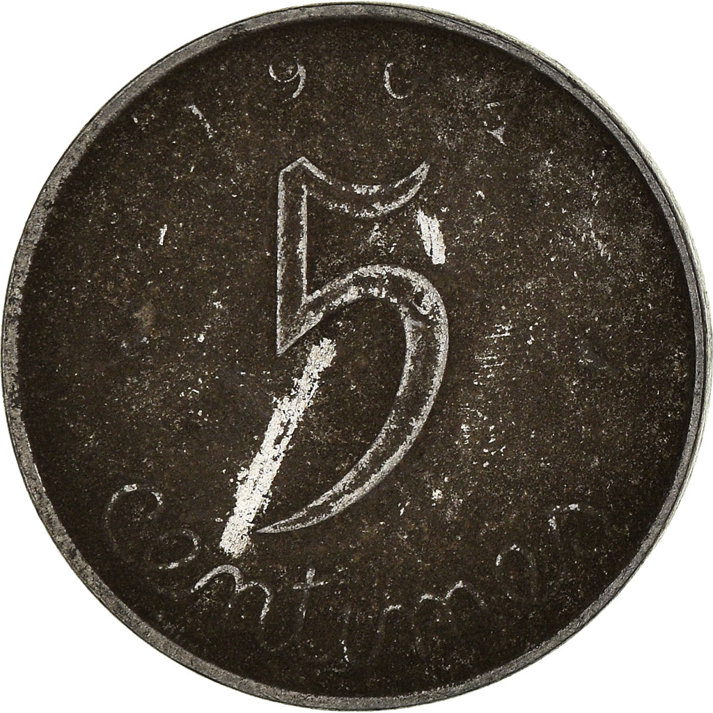 Moeda, França, 5 Centimes, 1964