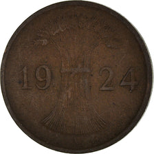 Münze, Deutschland, Weimarer Republik, Rentenpfennig, 1924