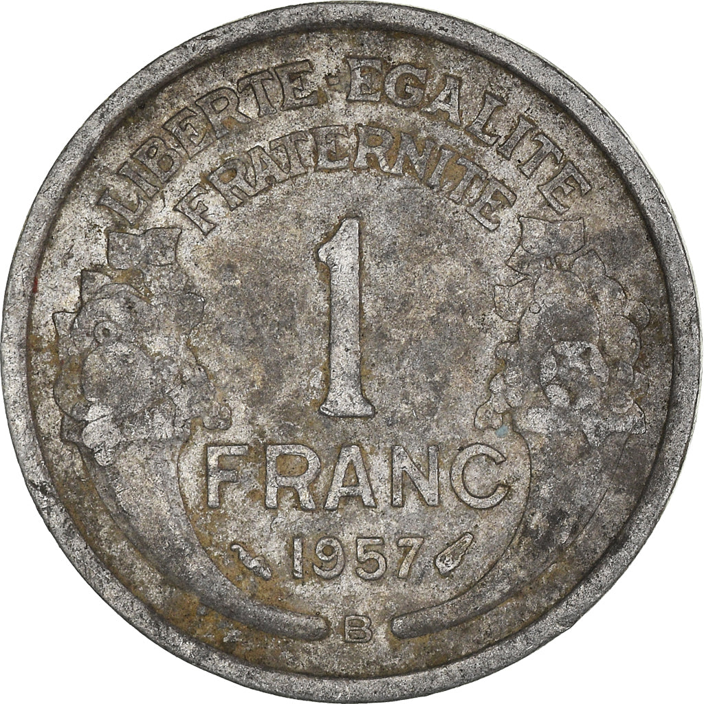 Moneta, Francja, Franc, 1957
