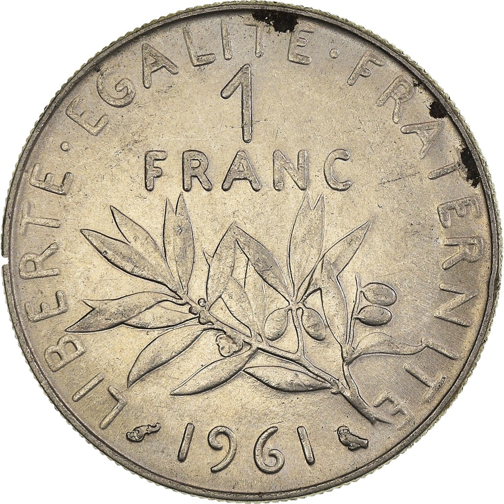 Monnaie, France, Franc, 1961