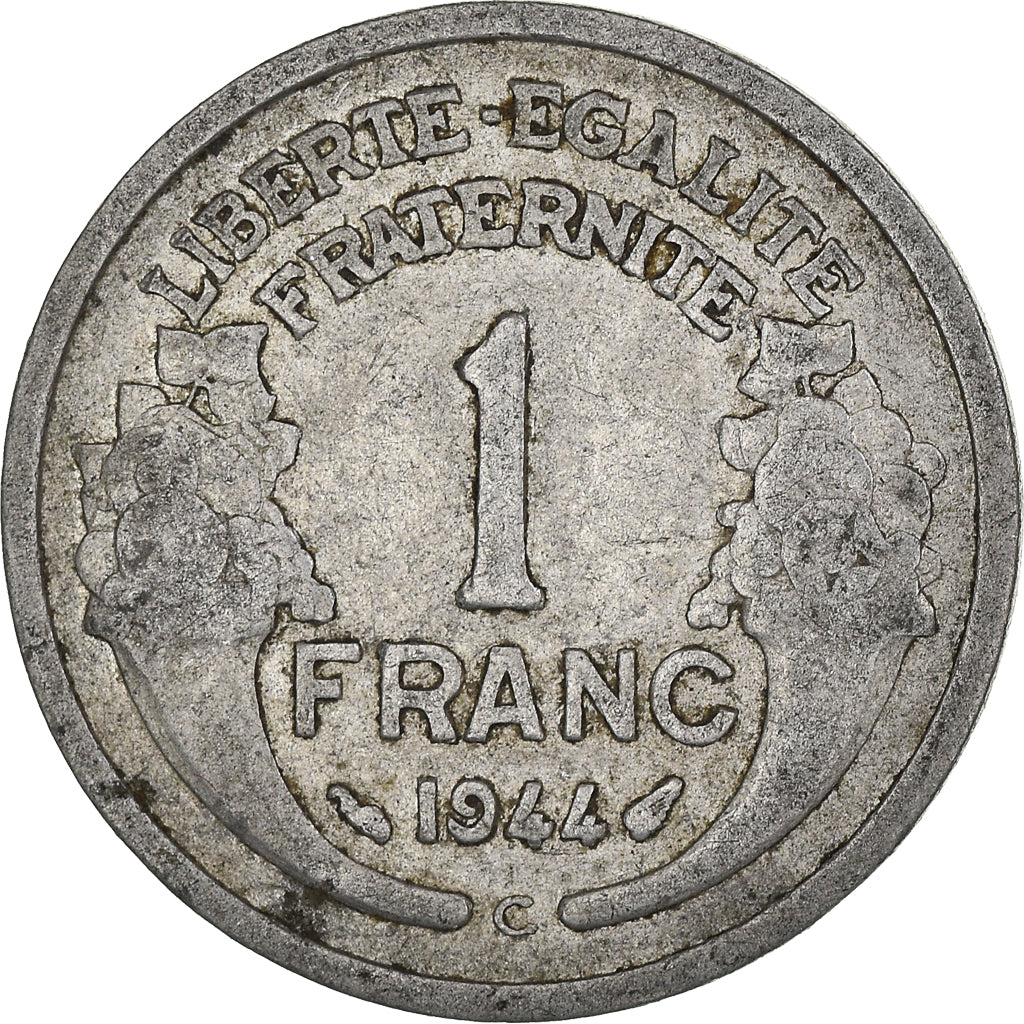 Moeda, França, Franc, 1944