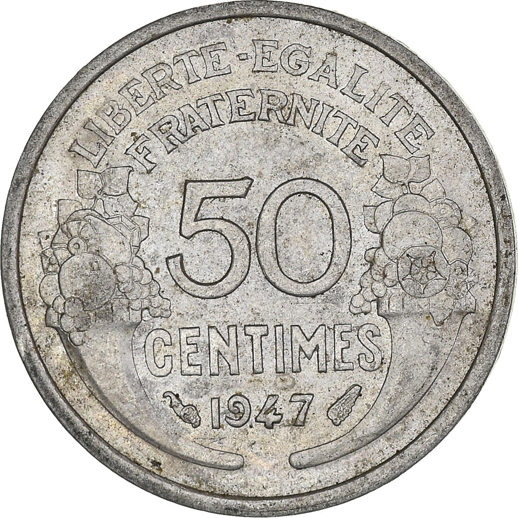Monnaie, France, 50 Centimes, 1947