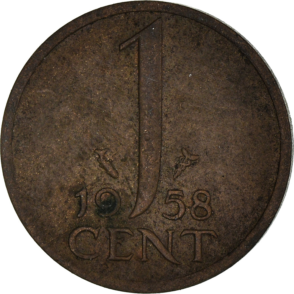 Munten, Nederland, Cent, 1958