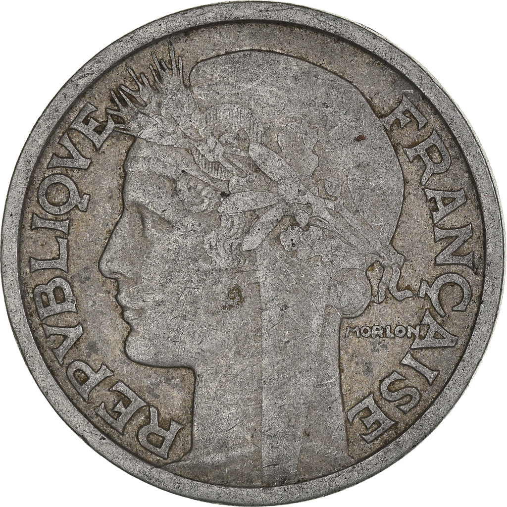 Moeda, França, 2 Francs, 1947