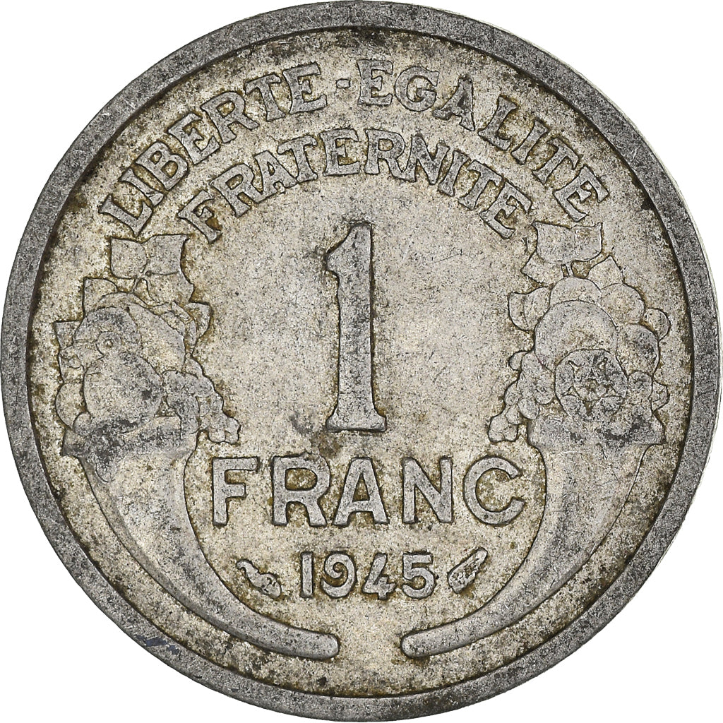 Moneta, Francja, Franc, 1945