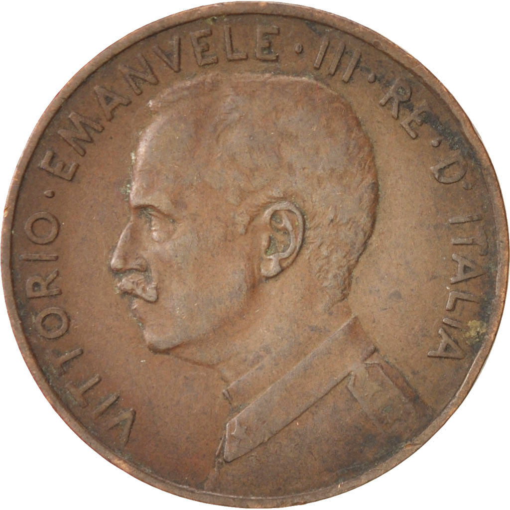 Italy, Vittorio Emanuele III, 5 Centesimi, 1918, Rome, VF(30-35), Bronze, KM:42