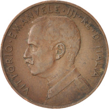Italy, Vittorio Emanuele III, 5 Centesimi, 1918, Rome, VF(30-35), Bronze, KM:42