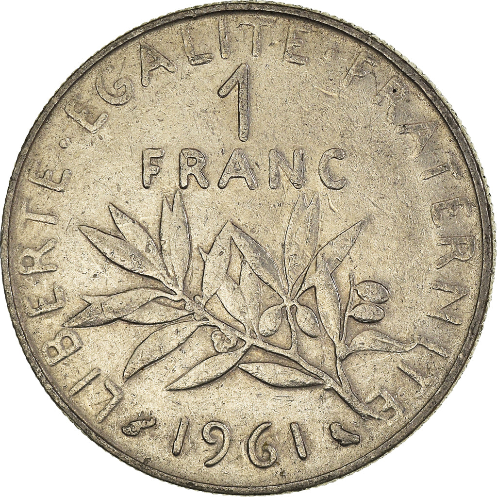 Monnaie, France, Franc, 1961