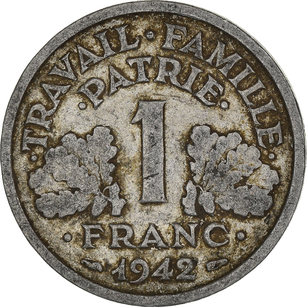 Moneta, Francia, Franc, 1942