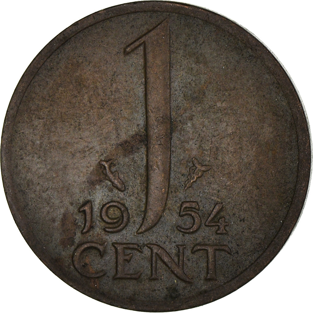 Münze, Niederlande, Cent, 1954
