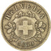 Coin, Switzerland, 10 Rappen, 1850, Strasbourg, VF(20-25), Billon, KM:6