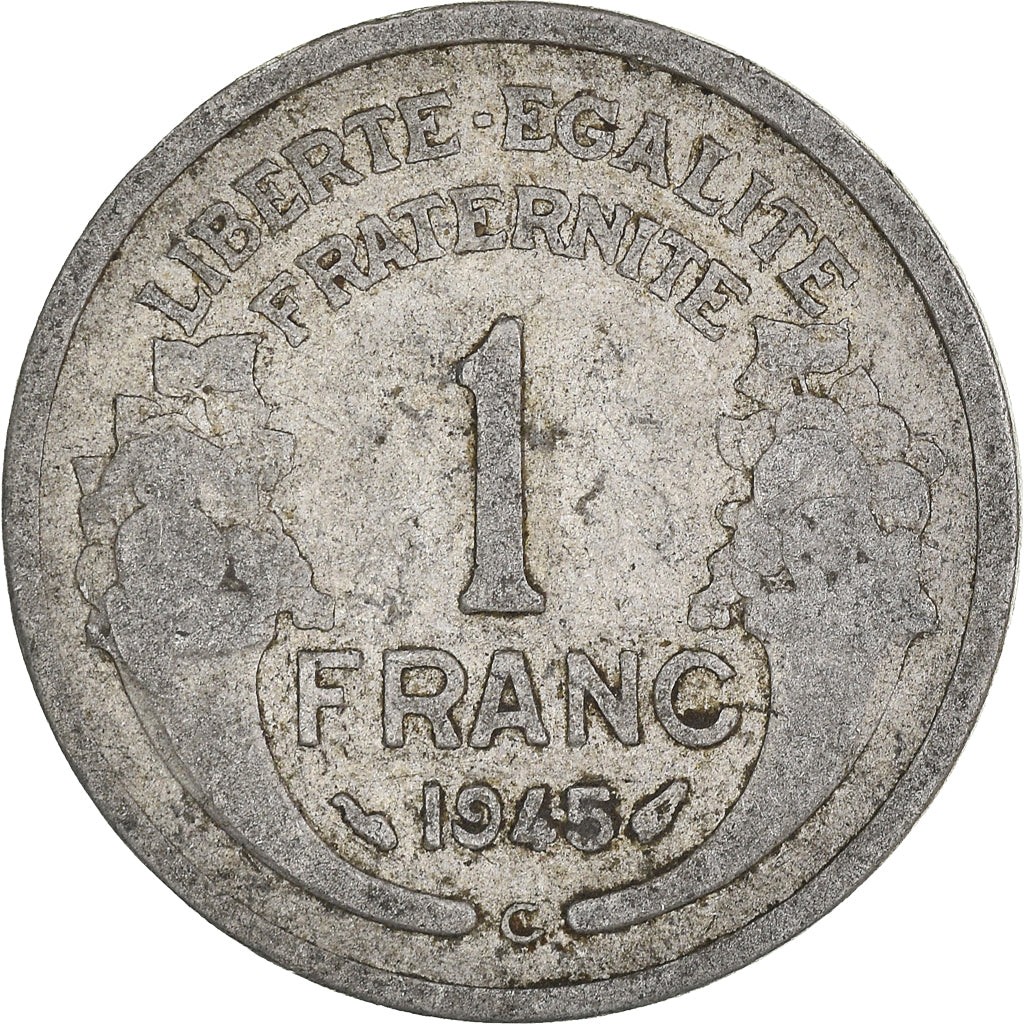 Moeda, França, Franc, 1945