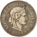Switzerland, 10 Rappen, 1880, Bern, VF(30-35), Copper-nickel, KM:27