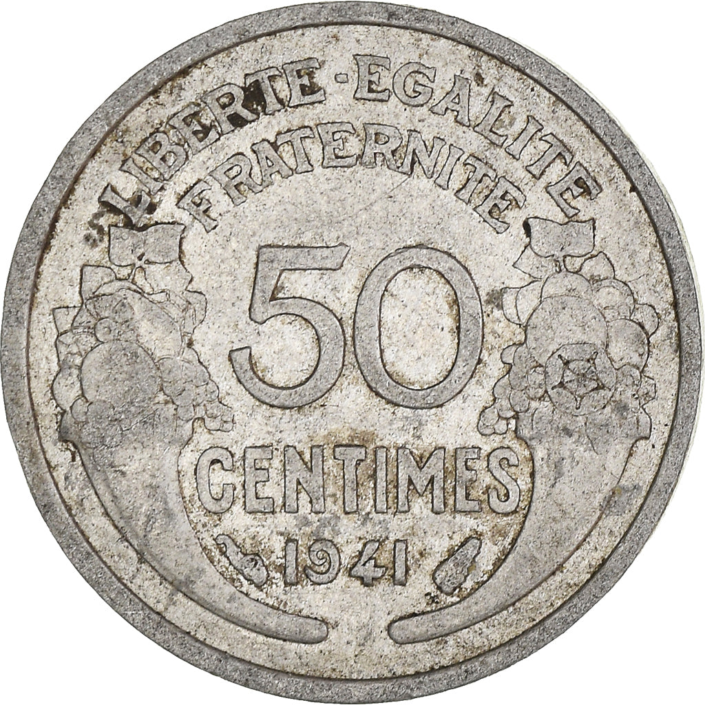 Münze, Frankreich, 50 Centimes, 1941