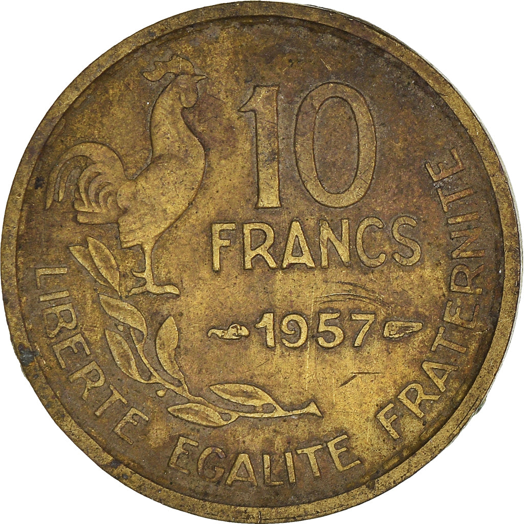Moneta, Francia, 10 Francs, 1957