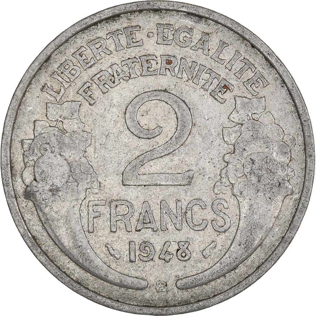 Moneta, Francia, 2 Francs, 1948