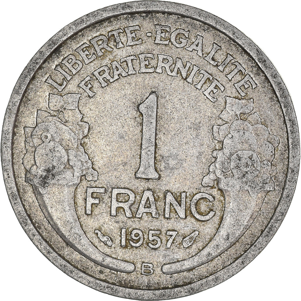 Münze, Frankreich, Franc, 1957