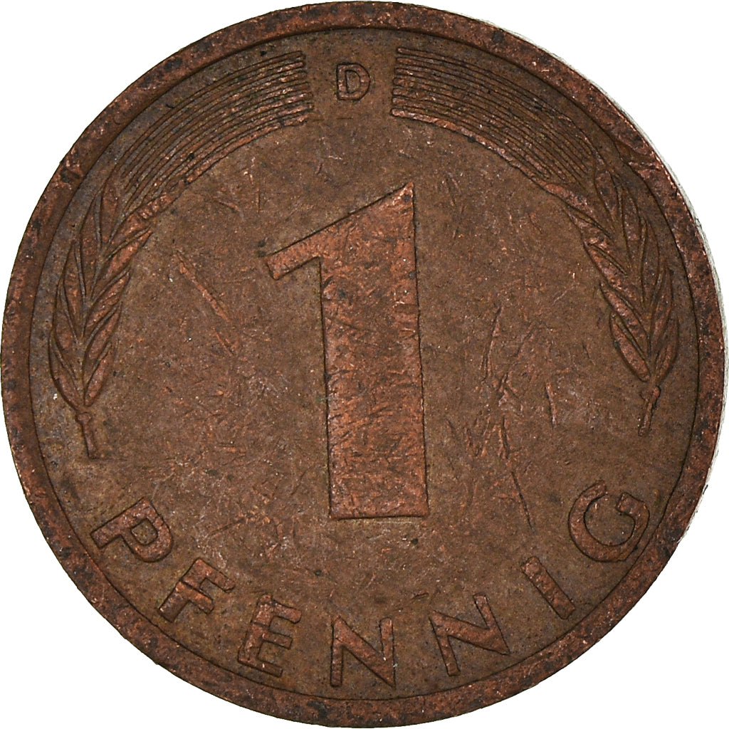 Moneta, Niemcy - RFN, Pfennig, 1975