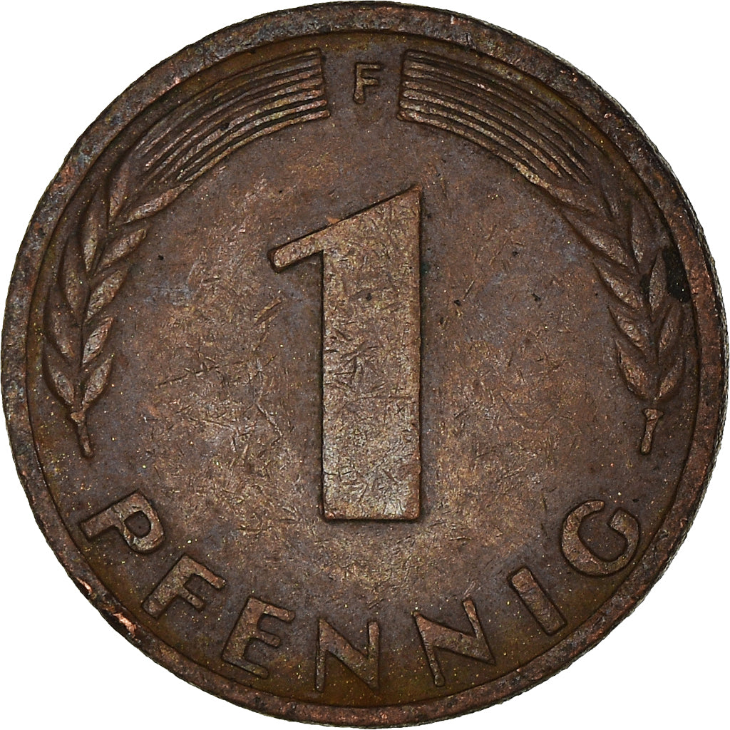 Münze, Bundesrepublik Deutschland, Pfennig, 1950