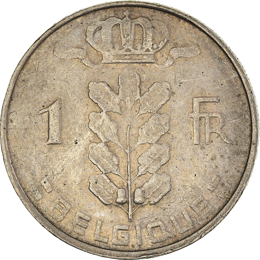 Coin, Belgium, Franc, 1966