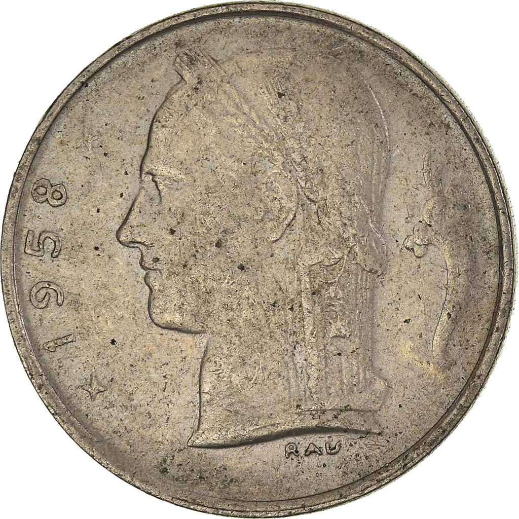 Coin, Belgium, Franc, 1958