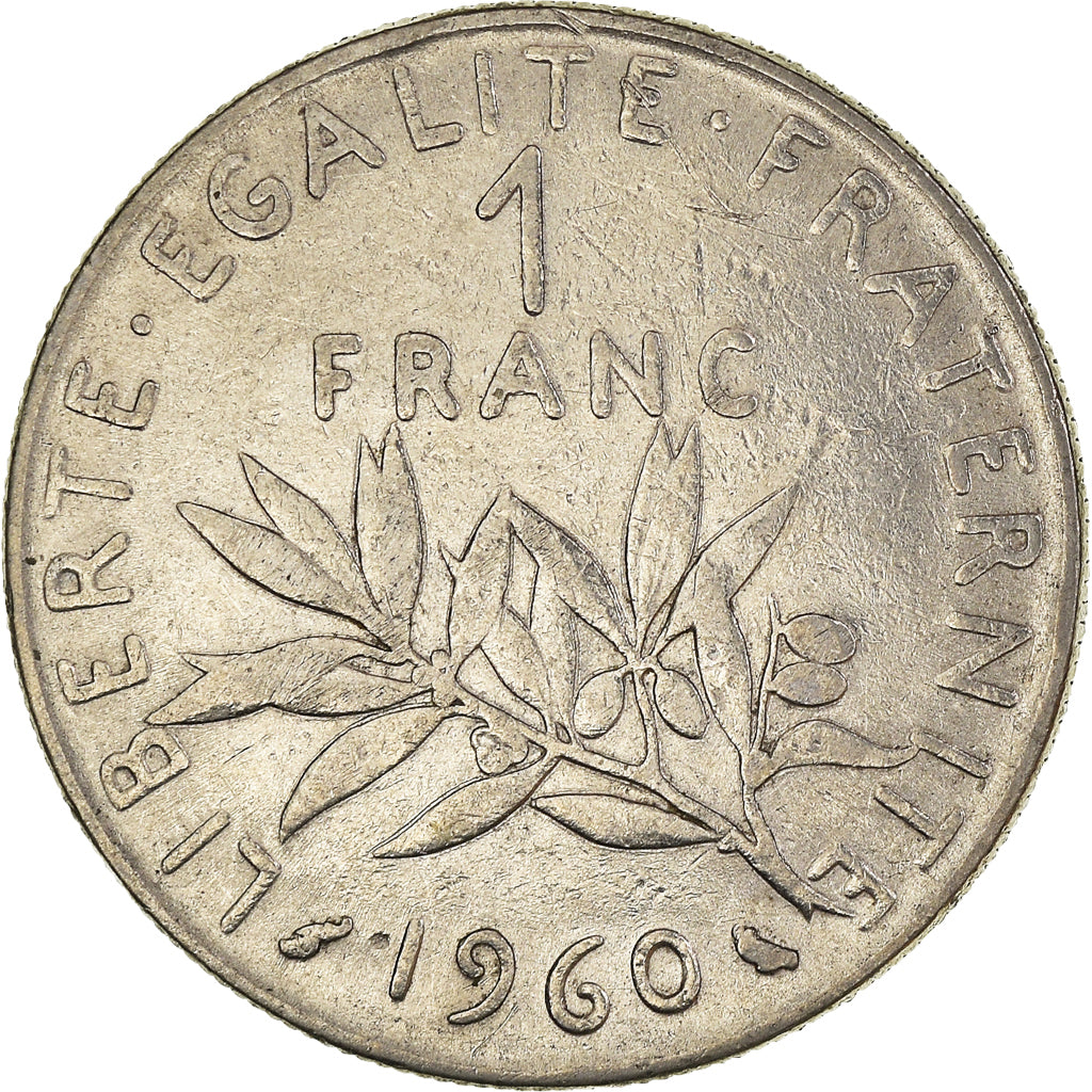Monnaie, France, Franc, 1960