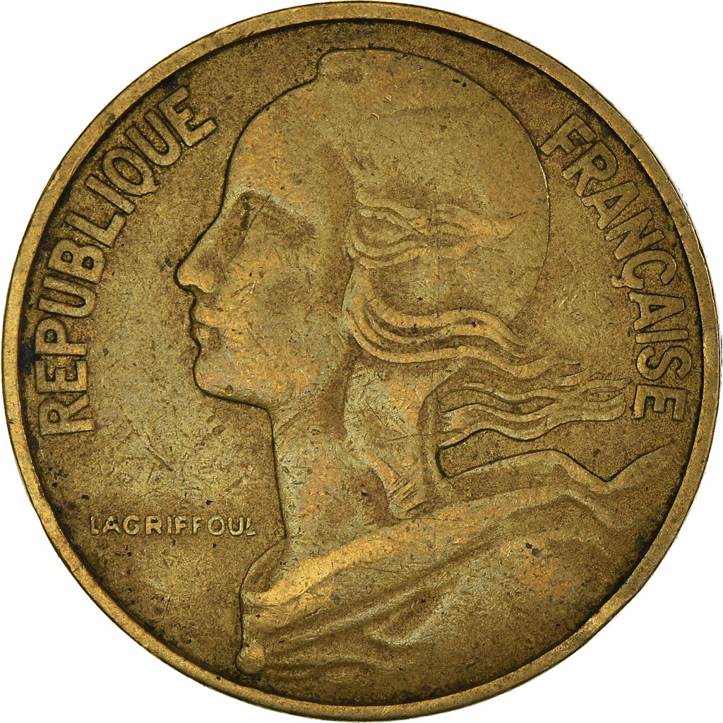 Moeda, França, 20 Centimes, 1963